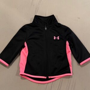 Under Armour Kids Black and Pink Rashguard